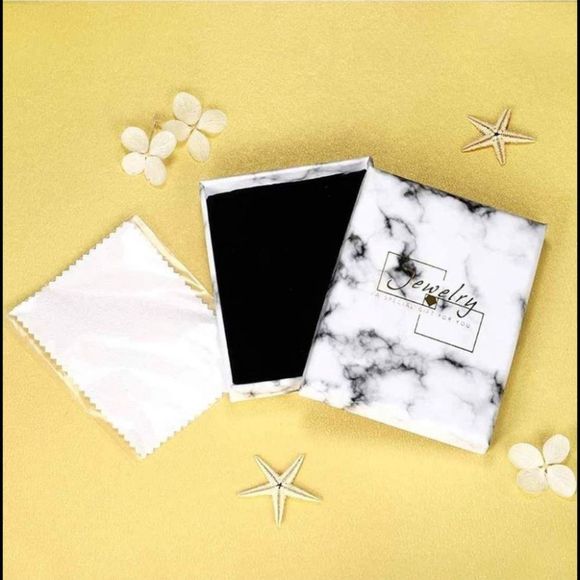 Rose Flower Heart Necklace - 925 Sterling Silver & Cubic Zirconia - Picture 5 of 6